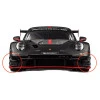 Albert Motorsport|992 GT3 R Diveplanes frontal simple de carbono para Porsche 911