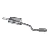 Albert Motorsport|944 S - S2 - 2.7 sports exhaust muffler stainless steel for Porsche