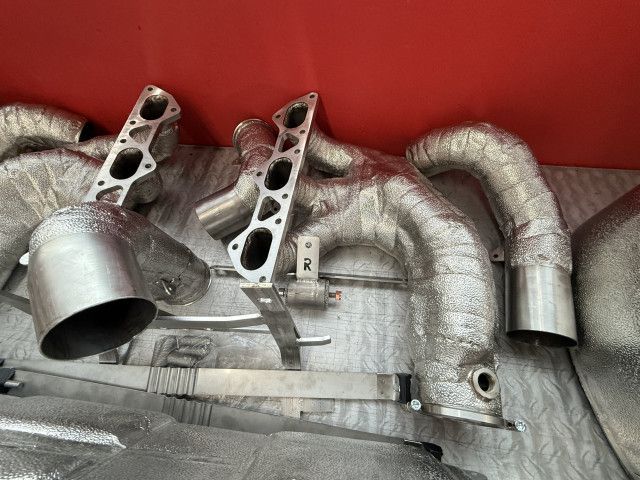 991.1 GT3 Cup Terminali di scarico sostitutivi per collettore di scarico da corsa protezione termica opzionale per Porsche 911 |