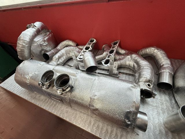 991.1 GT3 Cup racing exhaust manifold replacement tailpipes optional heat protection for Porsche 911 – Albert Motorsport