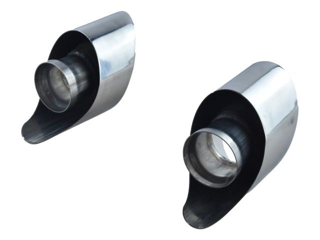 993 Carrera exhaust tailpipes trim polished stainless steel Porsche 911 – Albert Motorsport