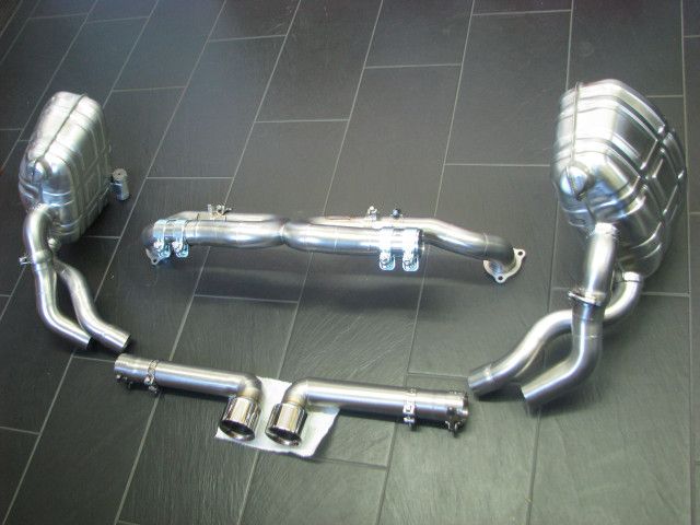 997.2 Carrera Échappement central avec tuyau de remplacement pré-silencieux et sorties d'échappement pour Porsche 911 | Albert M