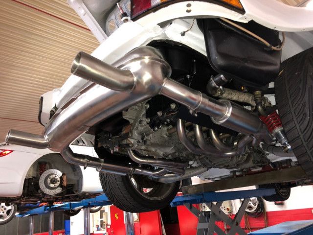 911 - 2.7 - 3.0 - 3.2 - 3.6 - 3.8 l. Sportauspuff Powerkit 2 Endrohre für Porsche Racing – Albert Motorsport