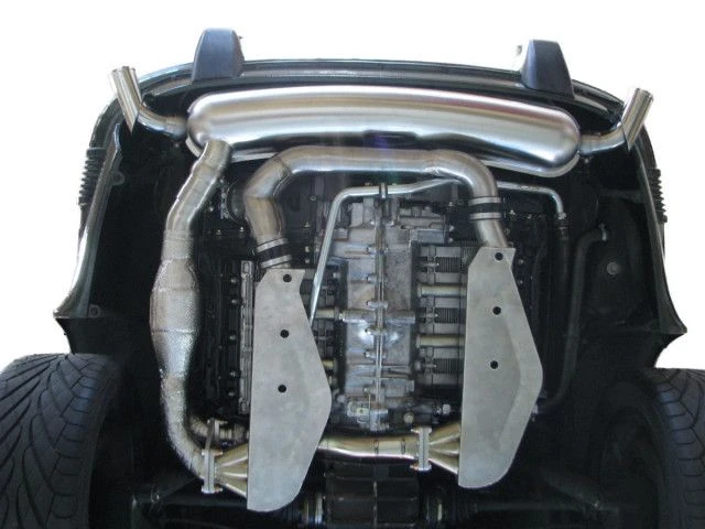 911 - 3,2 l. Sportauspuffanlage 2 seitliche Endrohre für Porsche G Modelle - Albert Motorsport