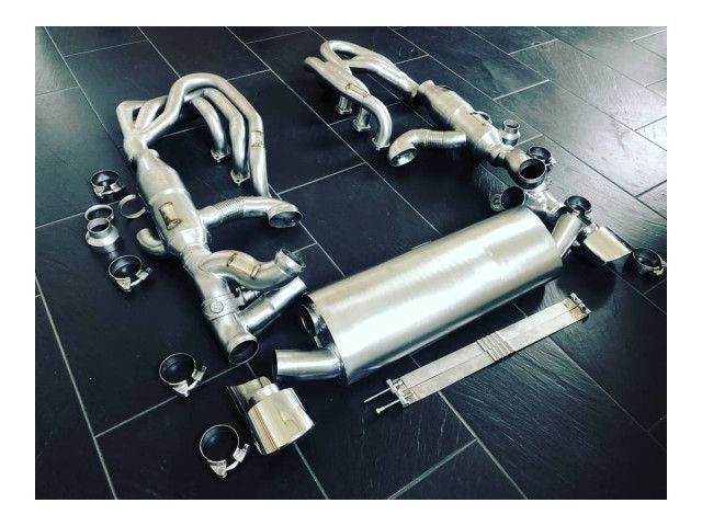 964 Carrera Auspuff Klappenanlage Edelstahl poliert 2 Endrohre Porsche 911 – Albert Motorsport