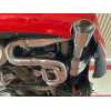 993 Carrera - RS sports exhaust Sportkat heater polished stainless steel 2 tailpipes for Porsche 911 – Albert Motorsport