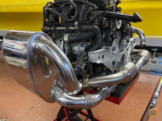 996 Carrera sports exhaust stainless steel complete Porsche 911 – Albert Motorsport