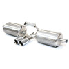 986 Boxster sports exhaust polished stainless steel for Porsche – Albert Motorsport