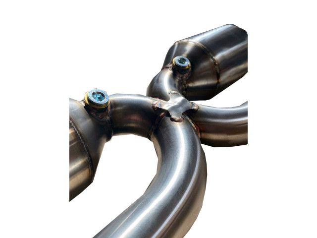 997.2 Carrera X-Pipe 200 Cell 63 mm exhaust stainless steel for Porsche 911 – Albert Motorsport